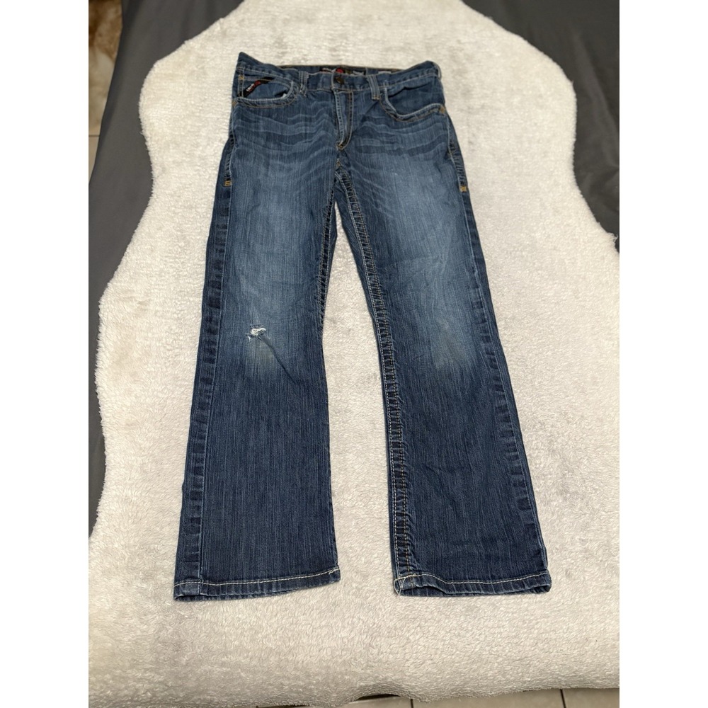 Ariat Jeans Mens 32x30 Blue FR M5 Straight Leg Flame Resistant Denim Work Pant